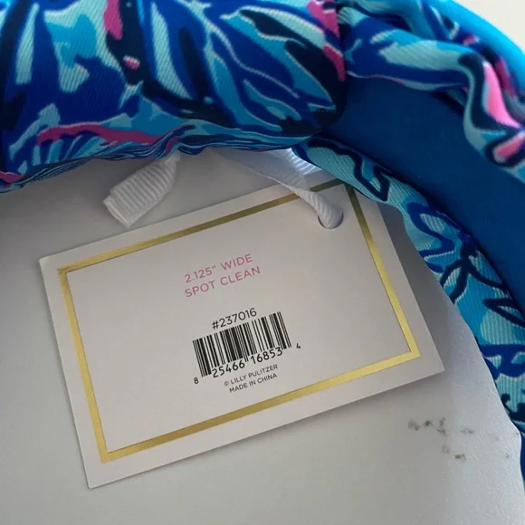 Lilly Pulitzer Blue and Pink Headband - Picture 3 of 5